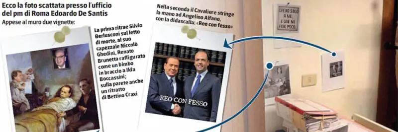 Vignette anti Cav nell'ufficio del giudice De Santis (L'Ego)