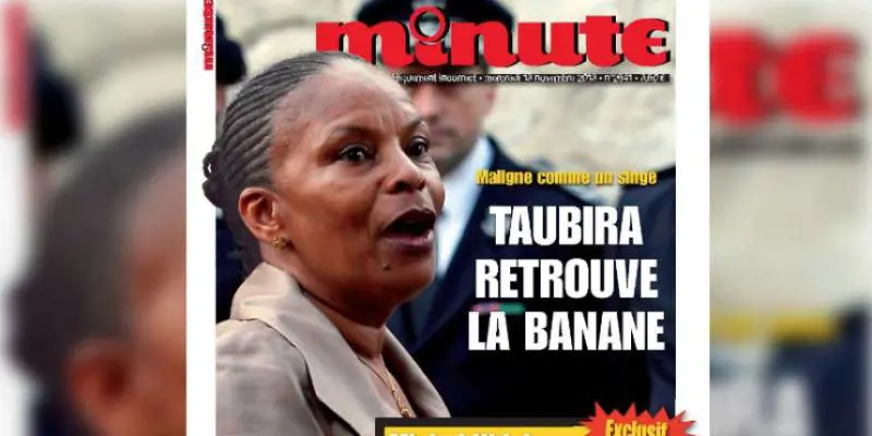 La rivista francese come Calderoli: "Ministra scimmia"
