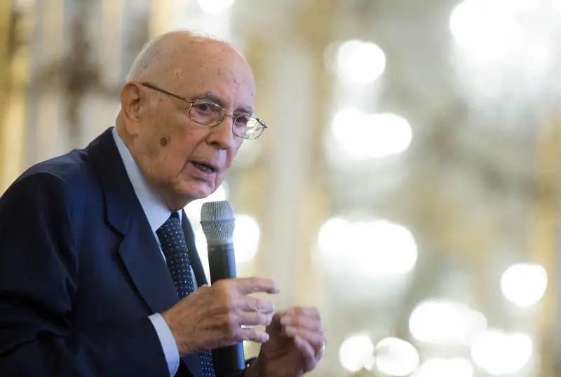Il presidente della Repubblica, Giorgio Napolitano