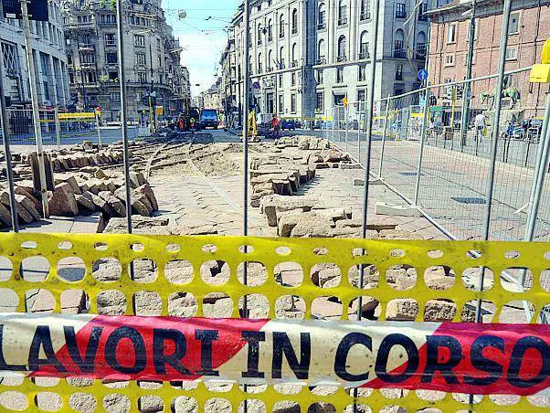 Pavé, 7 milioni per la manutenzioneStrade storiche L'investimentoLavori in via Manzoni e piazza Missori