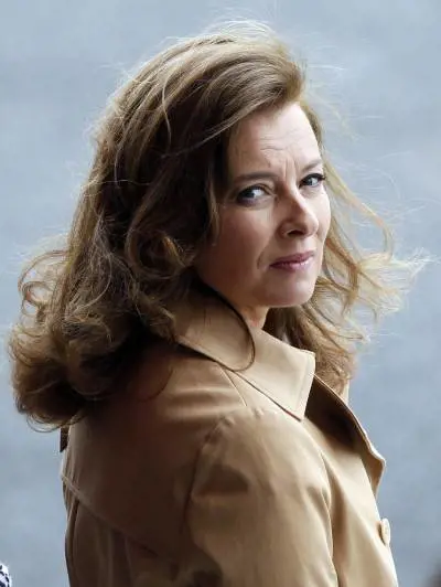 La compagna del presidente Valérie Trierweiler