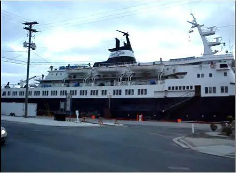 Nave fantasma russa avvistata a largo della Gran Bretagna