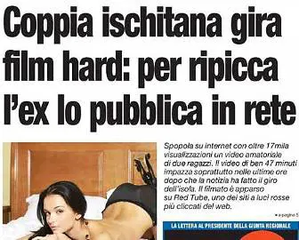 Ischia a luci rosse. In rete film hard dell'ex. E il giornale scompare dalle edicole