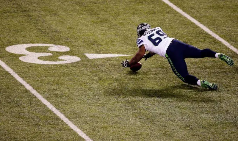 Clinton McDonald dei Seattle Seahawks
