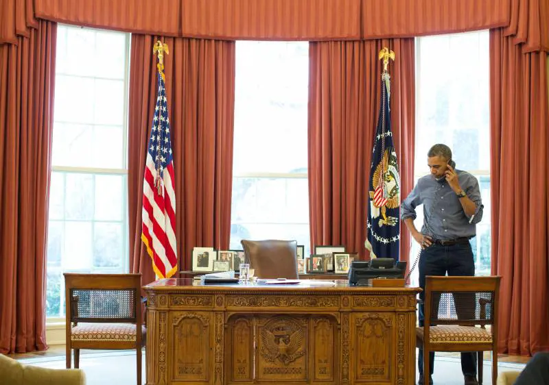 Barack Obama al telefono ieri con Vladimir Putin