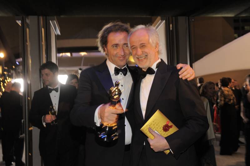 Paolo Sorrentino e Toni Servillo si godono l'Oscar