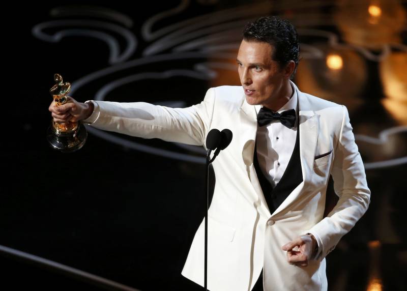 Matthew McConaughey, migliore attore protagonista con "Dallas Buyers Club"