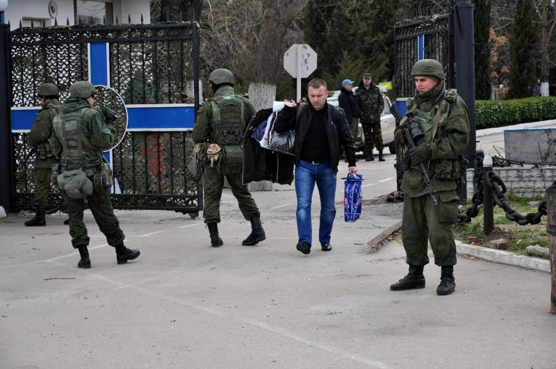 Quartier generale della Marina a Sebastopoli occupato dai russi