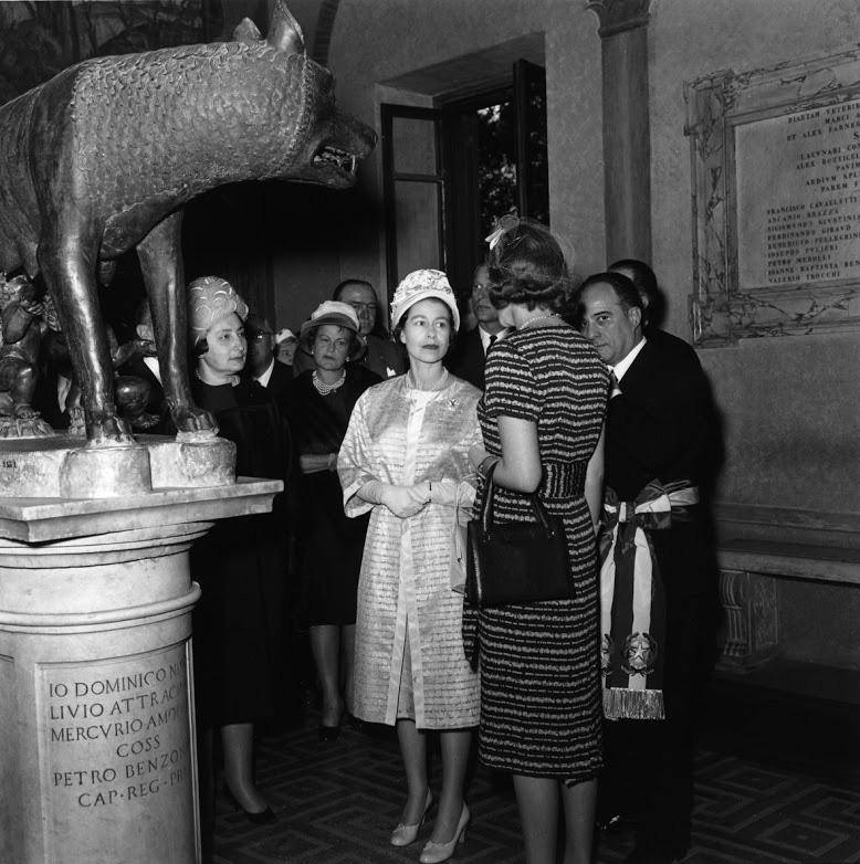 Sempre nel 1961, in visita ai Musei Capitolini