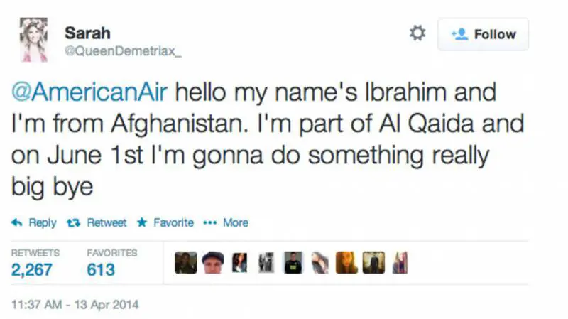 Olanda, una 14enne in arresto per un tweet all'American Airlines