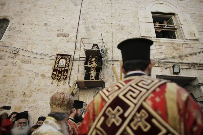 Un prete ortodosso in Grecia