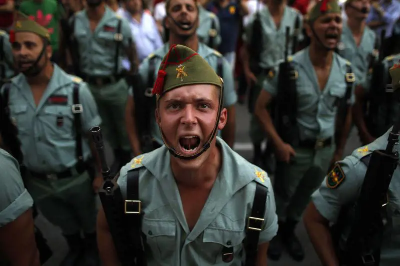 Militari spagnoli a Malaga