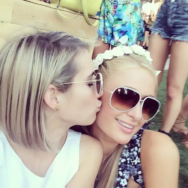 Paris Hilton tra il pubblico