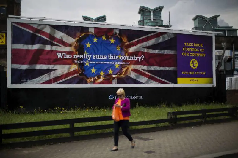 Uno degli slogan della campagna elettorale dello UK Independence Party