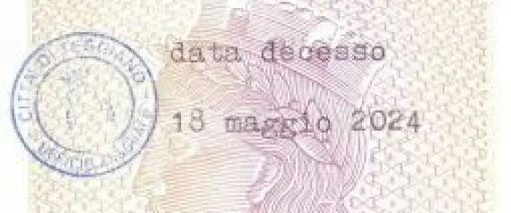 Un dettaglio del documento d'identità / La città di Salerno