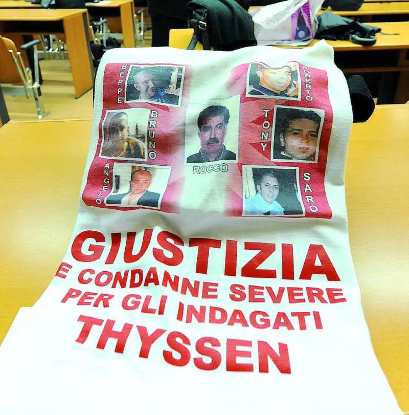 Strage della Thyssen la Cassazione annulla tutte le condanne
