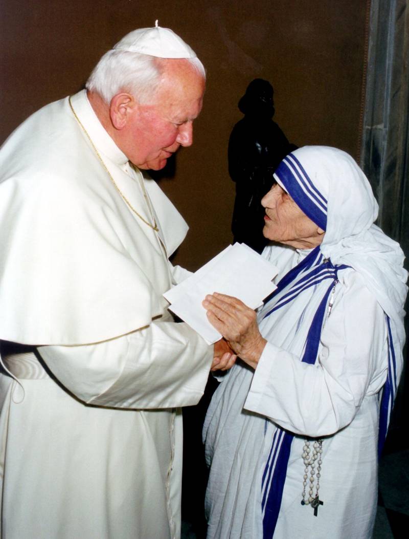 Con Madre Teresa di Calcutta