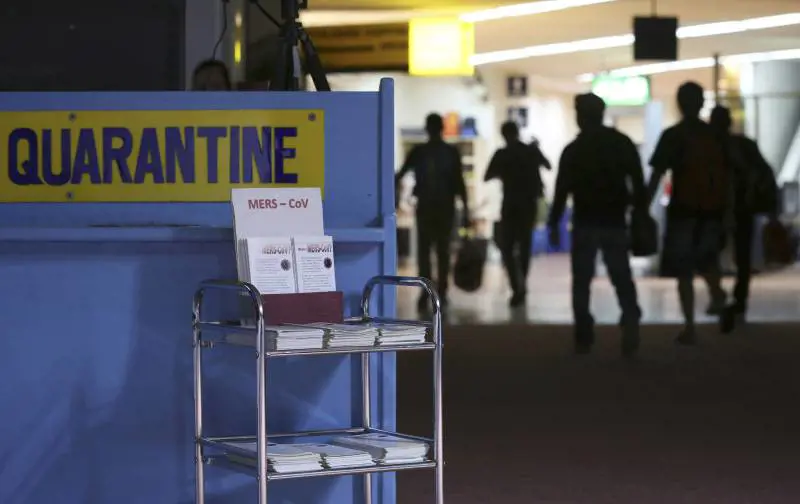 Opuscolo sulla Mers all'ospedale internazionale di Manila