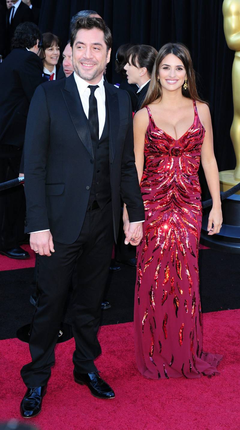 Con Javier Bardem agli Oscar del 2011