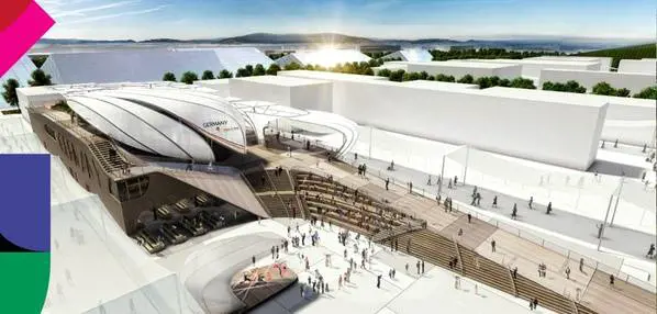 Il padiglione più grande di Expo: quello della Germania