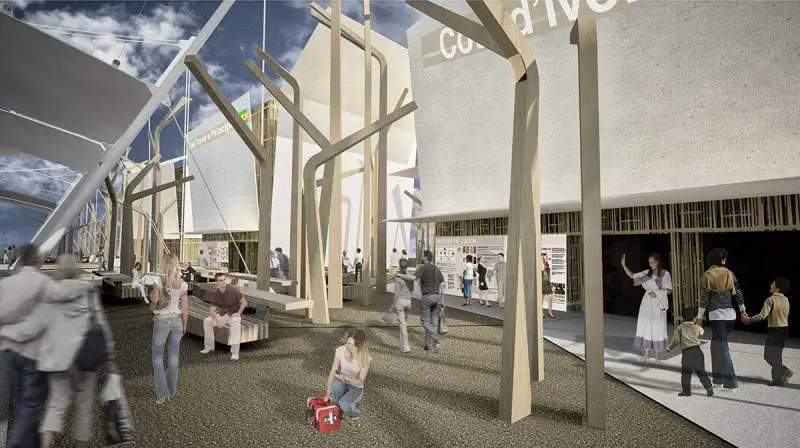 Il cluster del cacao, porterà i visitatori in una foresta tropicale