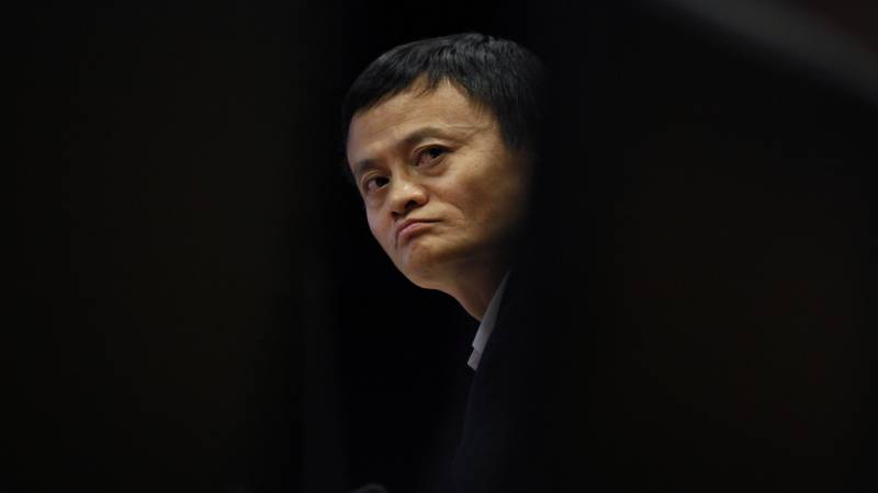 Il fondatore di Alibaba a un evento della società a Hangzhou