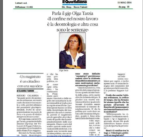 La gip dà lezioni di deontologia e poi fa la star