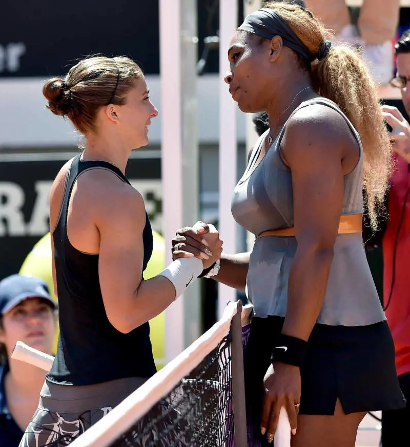 Errani, ko di dolore. E la piccola grande commuove Serena