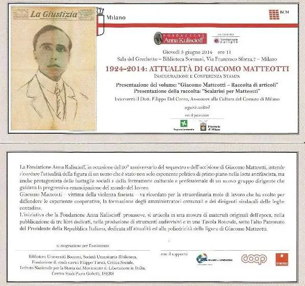 Matteotti, l'«aristocratico» che per Gramsci era il nulla