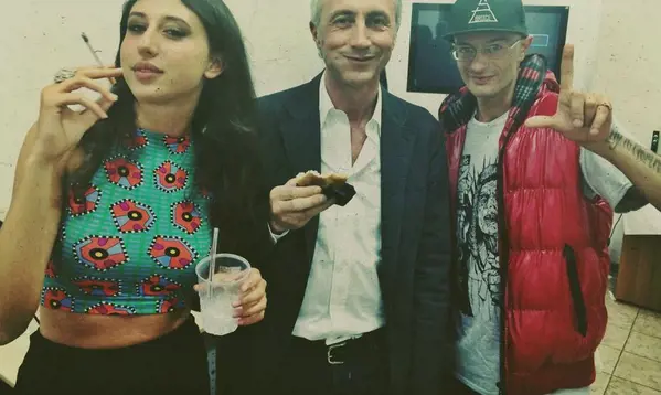 Travaglio e la foto con Er Cicoria