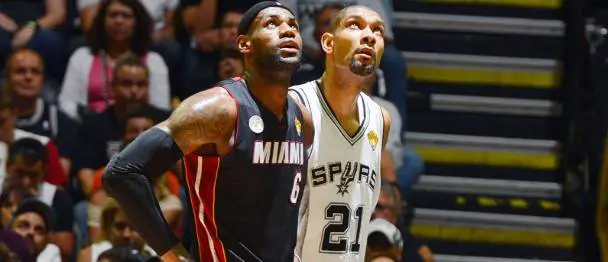 Uomini contro: Le Bron James e Tim Duncan