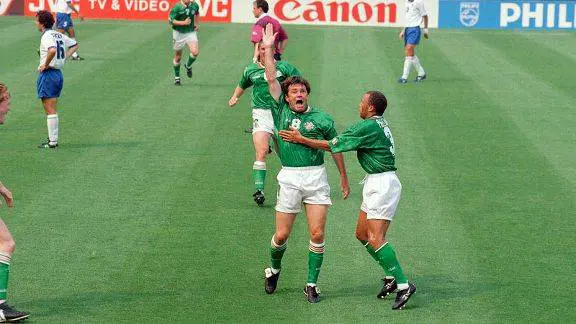 Dell'irlandese Houghton la rete dell'ultima sconfitta azzurra all'esordio mondiale