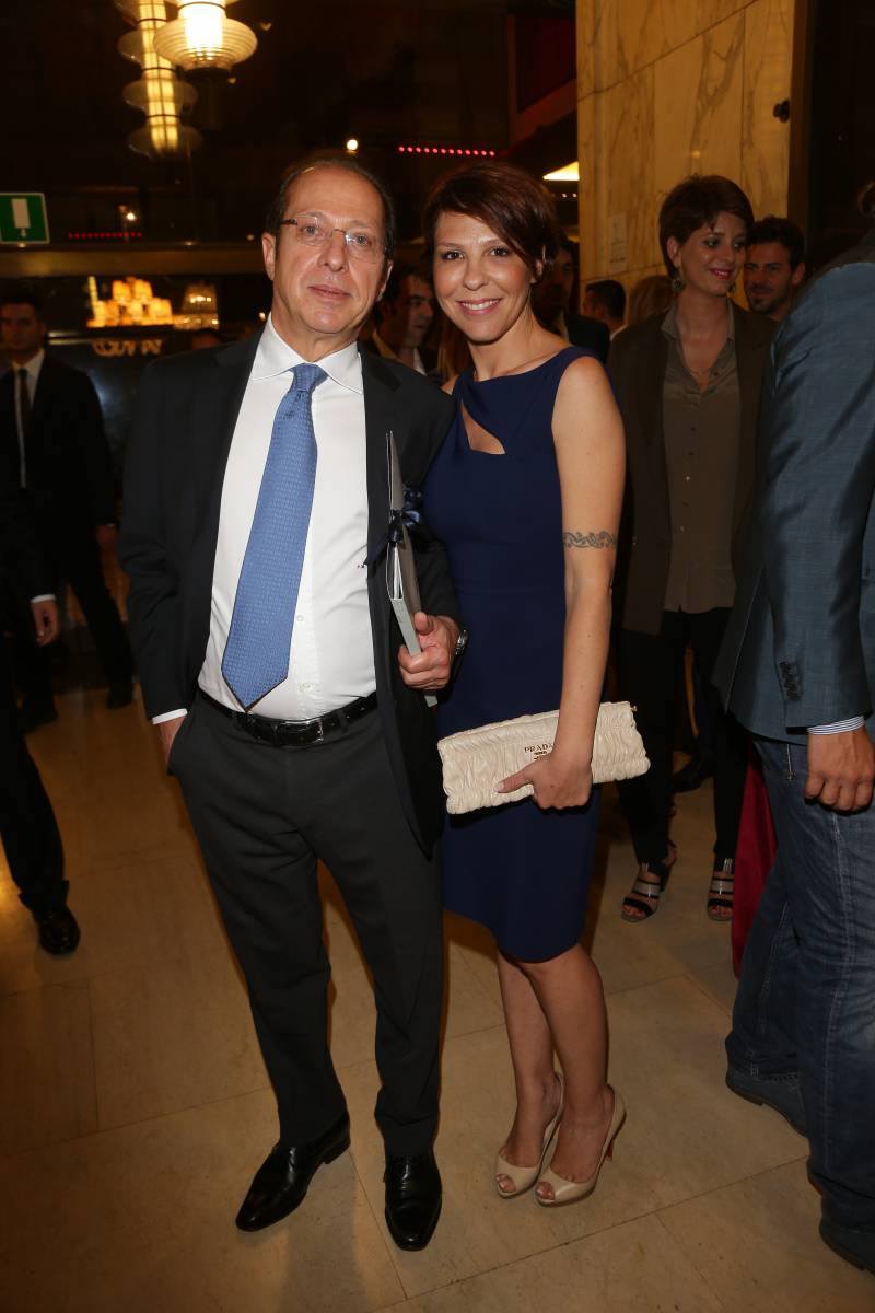 L'editore de il Giornale, Paolo Berlusconi e la figlia Luna