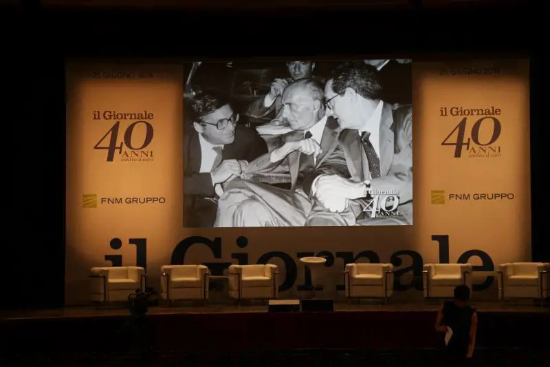 La festa per i 40 anni de il Giornale