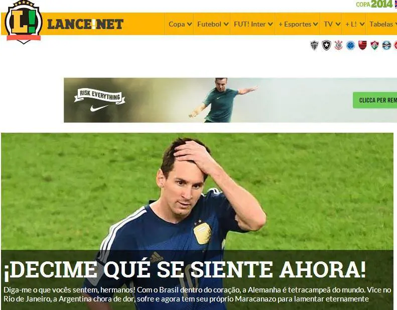 La vendetta brasiliana agli sfottò argentini