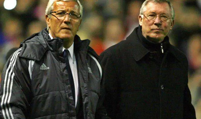 Lippi e Ferguson, in un'epoca in cui la Juve valeva di più dello United