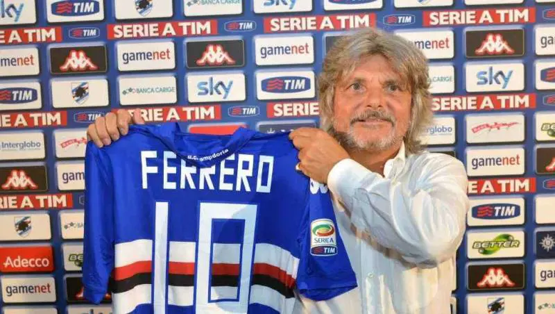 Massimo Ferrero, presidente della Sampdoria
