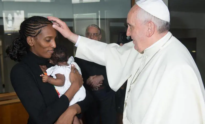 Meriam, la cristiana perseguitata incontra il Papa