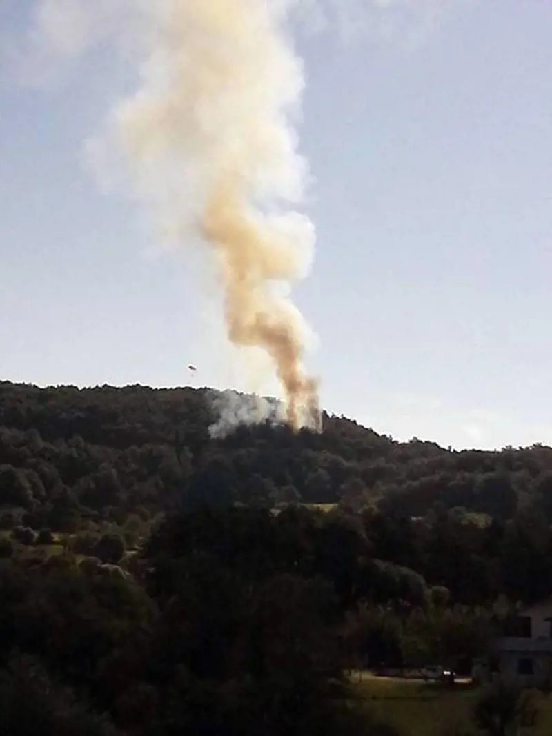 Inchino dei cieli a Carovilli: pilota si schianta col caccia