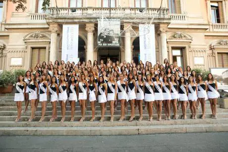 Le finaliste di una passata edizione di Miss Italia
