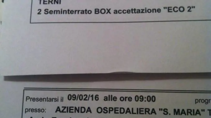 La foto della prenotazione postata su Facebook