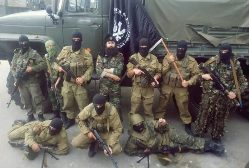 Il gruppo dei cetnici serbi in azione per Mosca