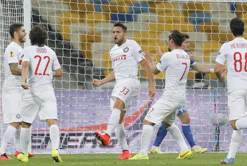 Europa League: Inter corsara in Ucraina, decide D'Ambrosio