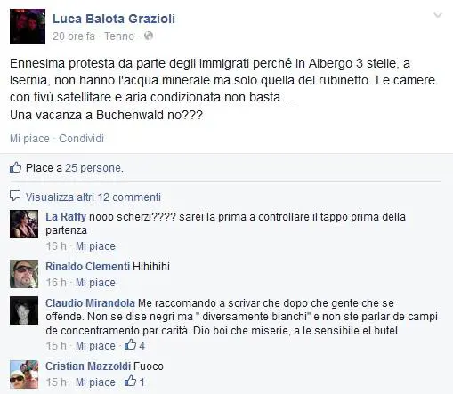 "Immigrati a Buchenwald". È bufera sul consigliere