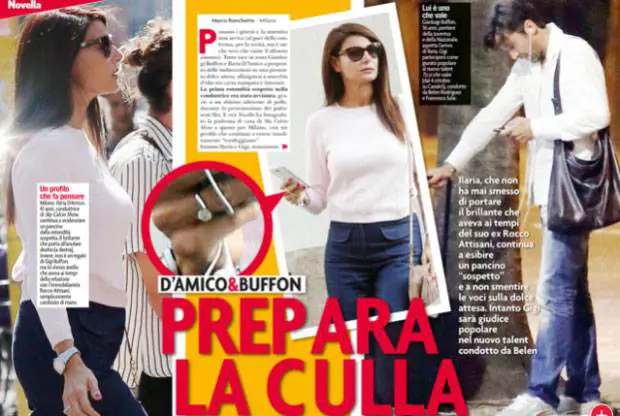 D'Amico e Buffon vanno di fretta: gravidanza e nozze dietro l'angolo?