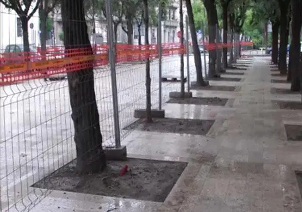 La nuova sistemazione di Piazza Massari, a Bari