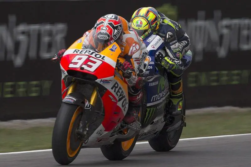 Marc Marquez e Valentino Rossi