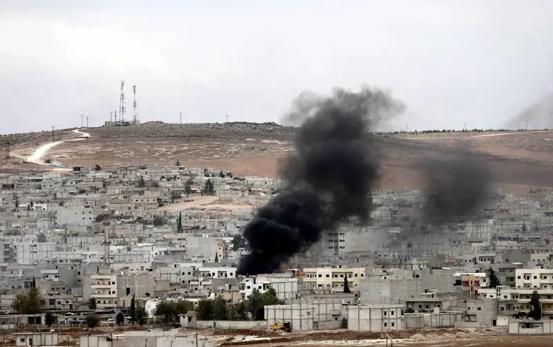 Combattimenti nella città curda di Kobane