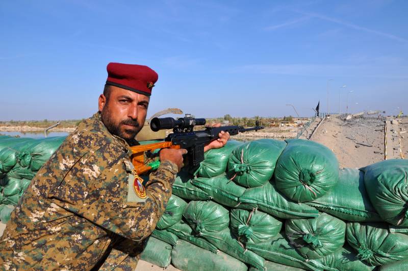 Haidar, il sergente cecchino riservista dei paracadutisti iracheni