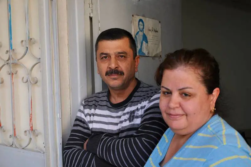Cristiani rifugiati a Baghdad nella chiesa della Vergine Maria